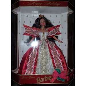 NEW NIB 1997 Mattel Barbie Doll Happy Holidays Special Edition Christmas #17832